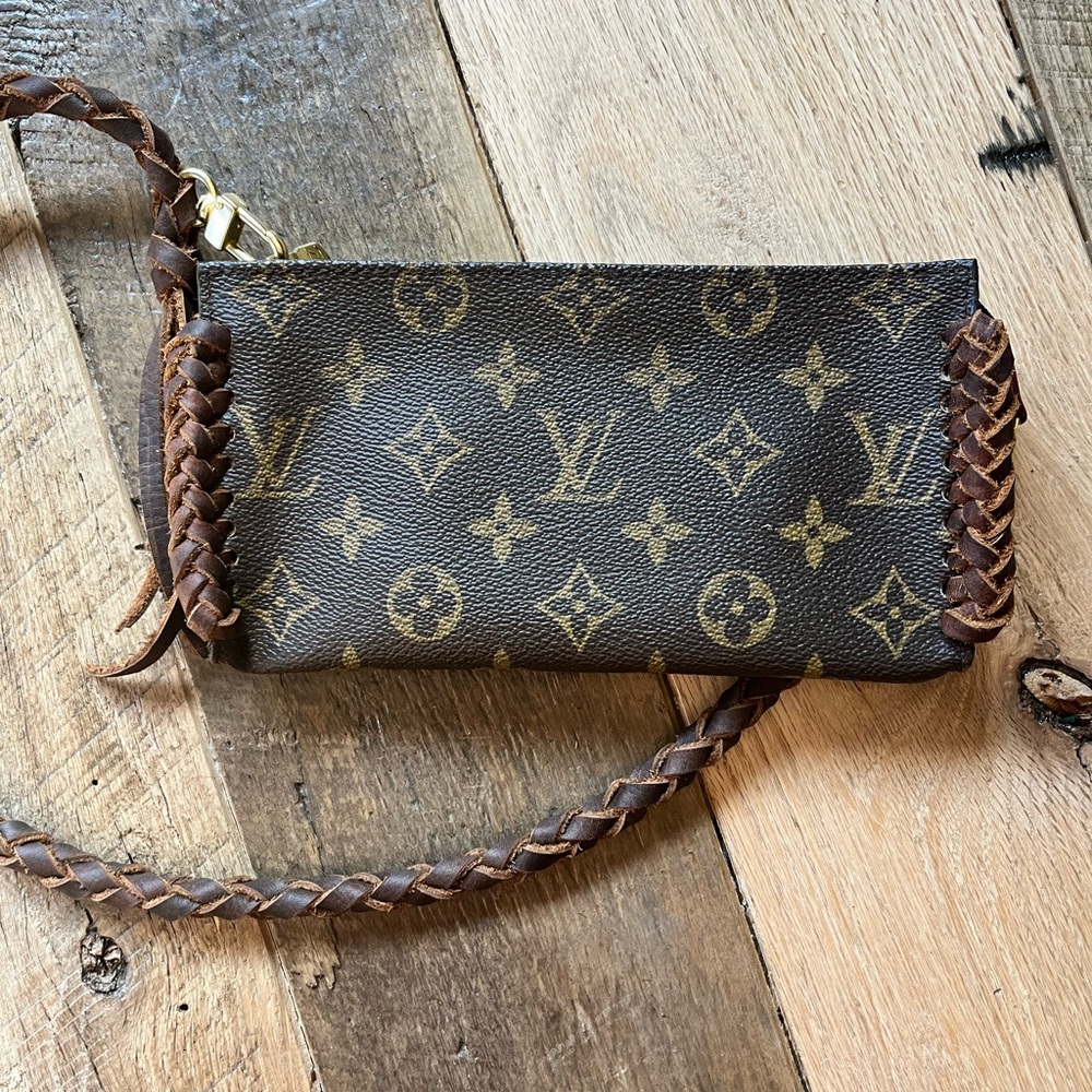 Revamped Vintage Louis Vuitton Cosmetic Pouch